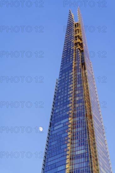 The Shard, pyramid-shaped skyscraper and tallest building in the United Kingdom along the River Thames in Southwark, capital city London, England, UK