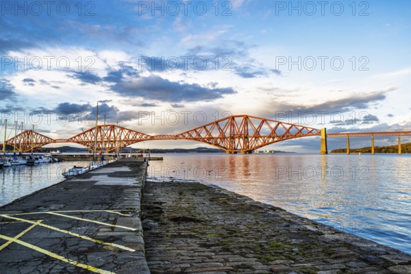 Forth Bridge, Queensferry Crossing, Forth Estuary, Scotland, UK