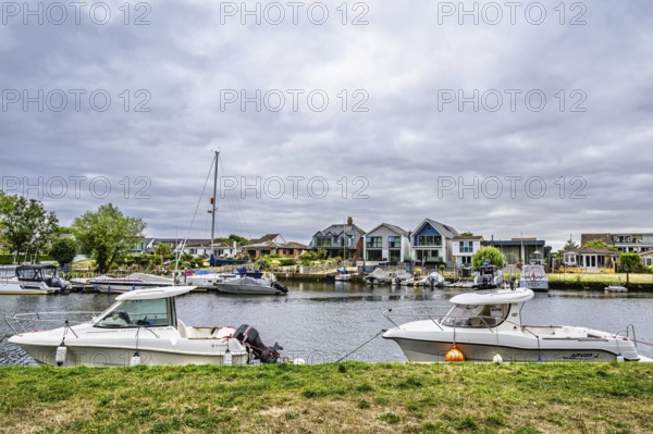 River Stour, Christchurch Quay, Southbourne, Wick, Bournemouth, England