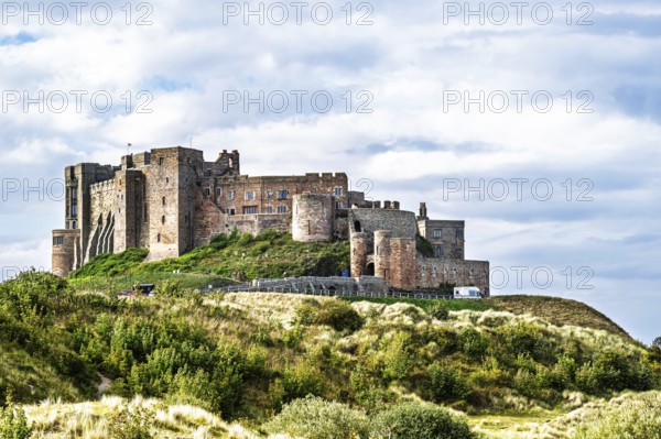 Bamburgh Castle, Northumberland, Northeast Coast, England, UK
