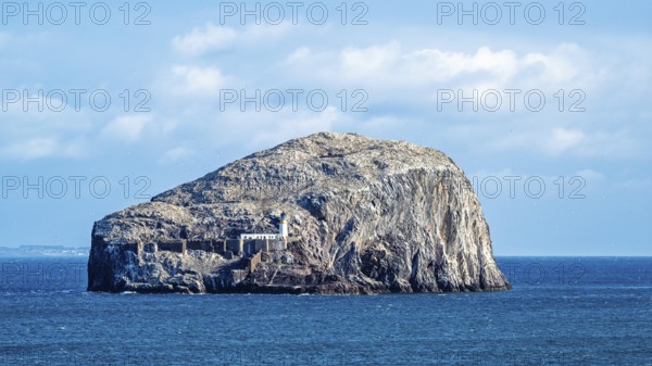 Bass Rock Island and Lighthouse, Scotland's Firth of Forth, Scotland, UK