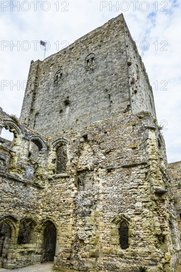 Ruins of Portchester Castle, Portchester, Fareham, Hampshire, UK