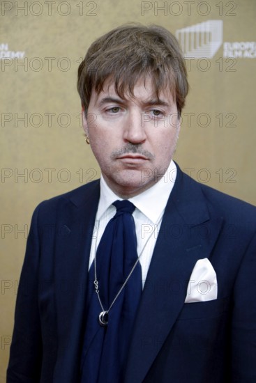 Albert Serra arriving at the European Film Awards at the House of World Cultures in Berlin on 17.01.2026
