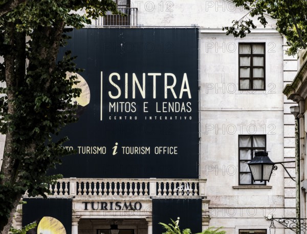 Tourismo Office in the old town of Sintra, Lisbon, Portugal