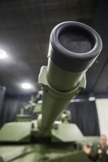 Detroit, Michigan USA - 15 January 2026 - The U.S. Army unveils the M1E3 Abrams tank early prototype during the Detroit Auto Show