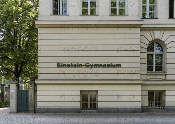 Einstein Gymnasium school building in downtown Potsdam, Brandenburg, Germany