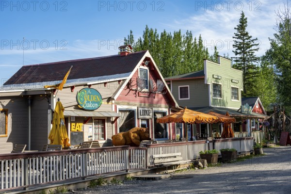 Historic Buildings, McCarthy, Wrangell St. Elias National Park, Alaska, USA