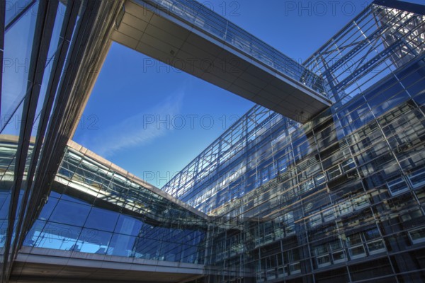 Copenhagen modern architecture near Royal Library and canals