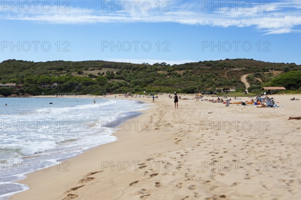 Sandstrand Plage d'Arone, Piana, Corse-du-Sud Department, West Coast, Corsica, Mediterranean Sea, France