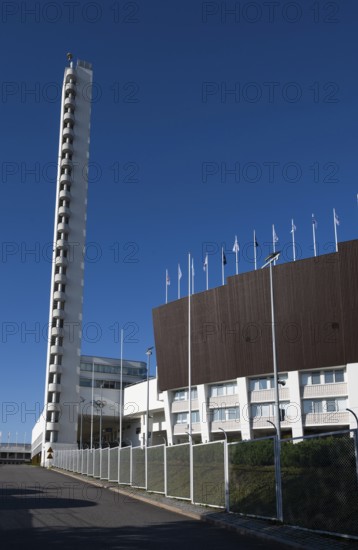 Tower, Olympic Stadium or Finnish Olympic Stadium, architects Yrjö Lindegren and Toivo Jäntti, Helsinki, Finland