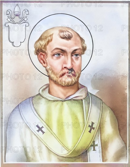 Anterus (also Anteros, died 3 January 236 in Rome) was Bishop of Rome from 235 to 236, Historical, authentic, digitally restored reproduction from a 19th century original, Record date not stated, subsequently coloured