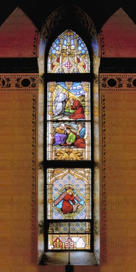Saint Paul of the Cross cathedral, Stained Glass windows, Rousse, Bulgaria