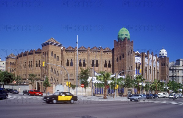 Bullring, Placa de Braus Monumental, Barcelona, Spain, June 1999, vintage, retro, old, historic