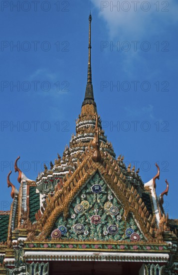 Gate, Grand Palace, Bangkok, Thailand, December 2002, vintage, retro, old, historic