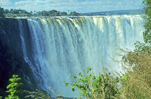 Victoria Falls, Zambezi, Zimbabwe, Africa, June 2000, vintage, retro, old, historic