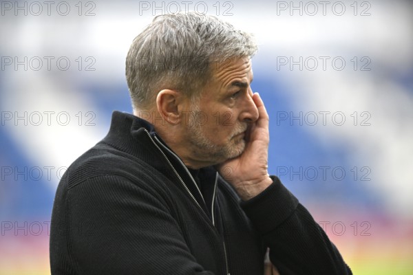 Board of Sports Stefan Kuntz Hamburger SV HSV Portrait thoughtful gesture gesture PreZero Arena, Sinsheim, Baden-Württemberg, Germany