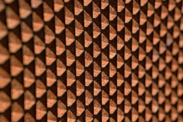 Rusty grid, background picture, North Rhine-Westphalia, Germany