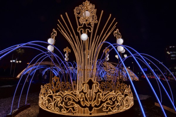 Krasnodar before the New Year. Russia