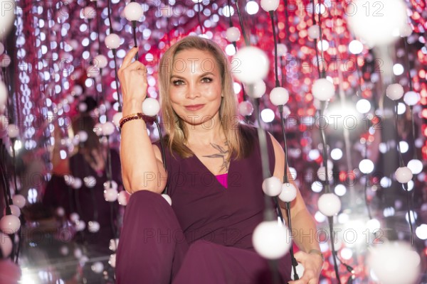 Regina Halmich at the opening of Bubble Planet - The Adventure Museum for All Senses at Arena Berlin, Berlin, 11.12.2025