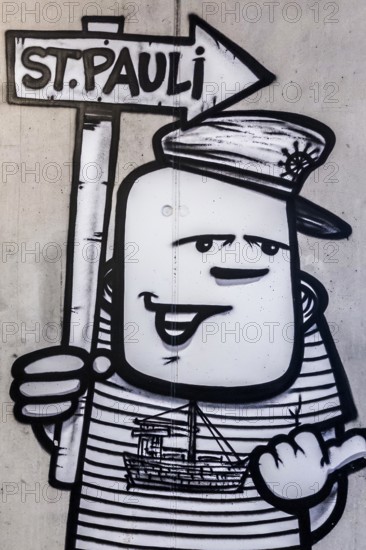 Graffiti, St. Pauli, Hamburg