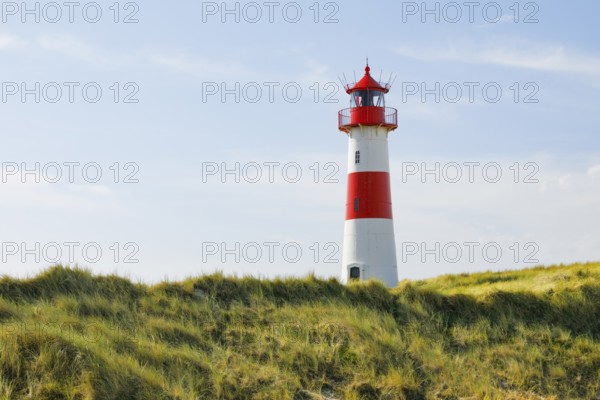 Lighthouse List-Ost am Ellenbogen on the island of Sylt, Germany