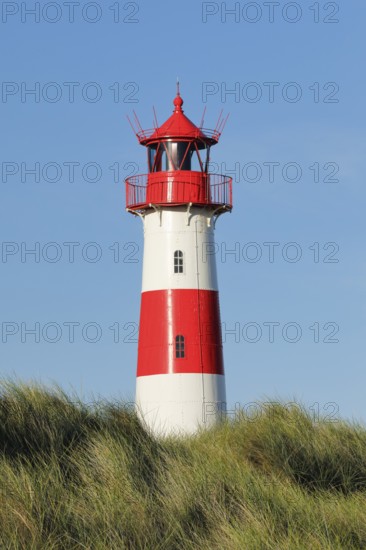 Lighthouse List-Ost am Ellenbogen on the island of Sylt, Germany