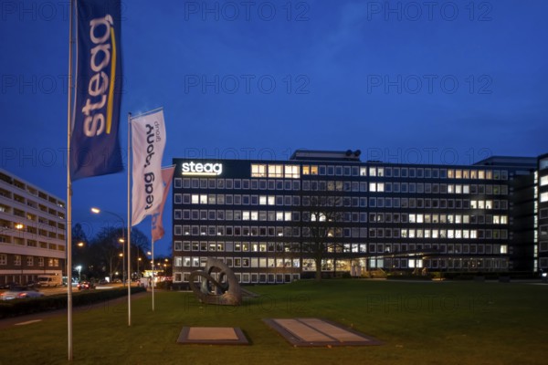STEAG headquarters in Essen-Rüttenscheid, on Rüttenscheider Straße, STEAG operates coal-fired power plants at 6 locations, energy companies, Essen, North Rhine-Westphalia, Germany