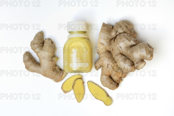 Ginger, ginger root and ginger shot