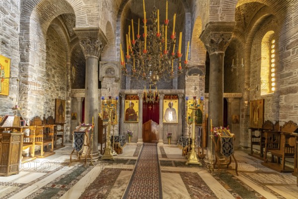 Catholic of Hosios Lukas Monastery, UNESCO World Heritage Site in Steiri, Greece