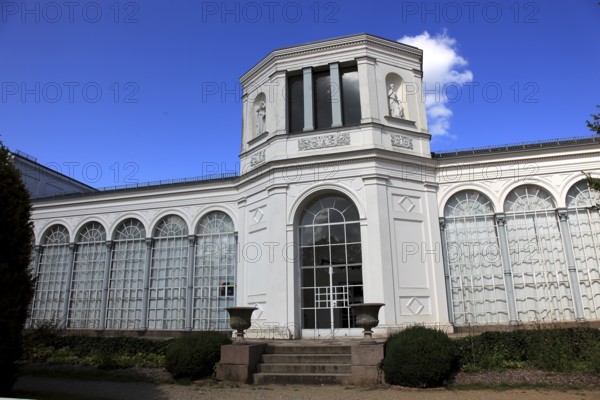 Putbus orangery on the island of Rügen, Vorpommern-Rügen district, Mecklenburg-Western Pomerania, Germany