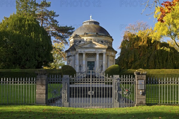Mausoleum of Carstanjen in the Plittersdorf district, Bonn, North Rhine-Westphalia, Germany
