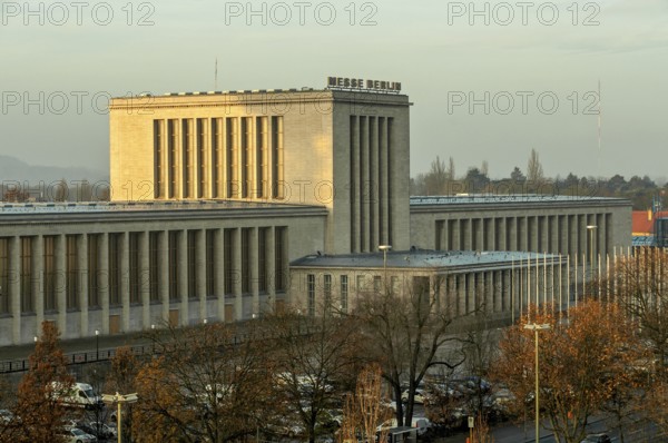 Hall of Honor, reception hall at the main entrance to Messe Berlin, monument protection, National Socialist architecture, Berlin, Germany