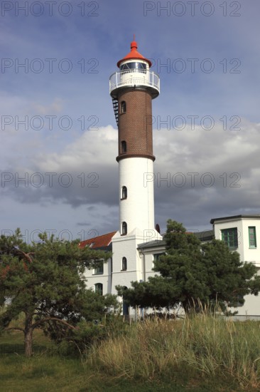 Timmendorf lighthouse on the island of Poel on the Baltic Sea, Northwest Mecklenburg district, Mecklenburg-Western Pomerania, Germany