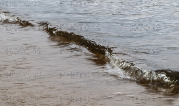 Small wave, smudge effect, soft water, lake, Sweden