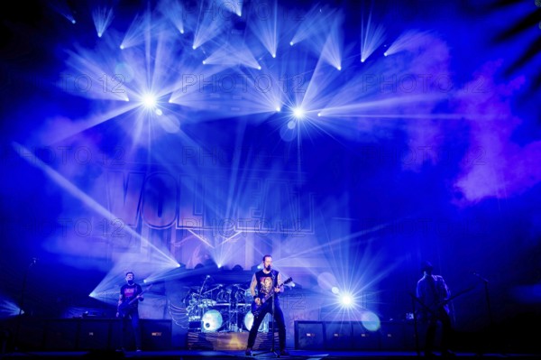 Michael Poulsen, singer and guitarist from Volbeat as part of the Greatest Of All Tours Worldwide 2025 at the ZAG Arena in Hanover on 21.10.2025