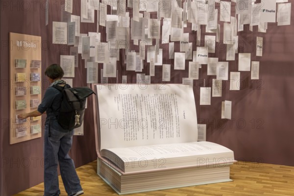 The 77th Frankfurt Book Fair takes place from 15 - 19 October 2025, Exhibition Grounds, Frankfurt am Main, Hesse, Germany