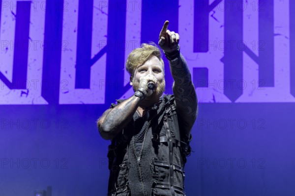 Johannes Johnny Stecker, Singer, Soulbound, Metal Band, D, live at Columbiahalle Berlin on 10 October 2025