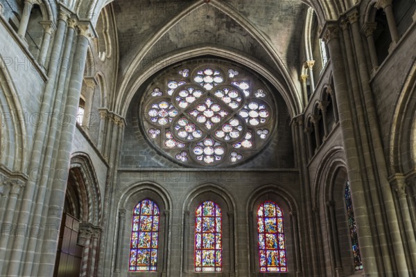 Interior view, Notre-Dame Cathedral, Lausanne, Switzerland