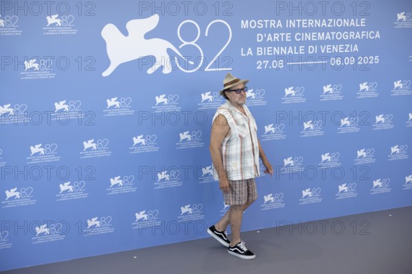 Venice, Italy - 3 September 2025: Julian Schnabel during the Photo Call of - In the Hand of Dante - during the 82nd Venice International Film Festival