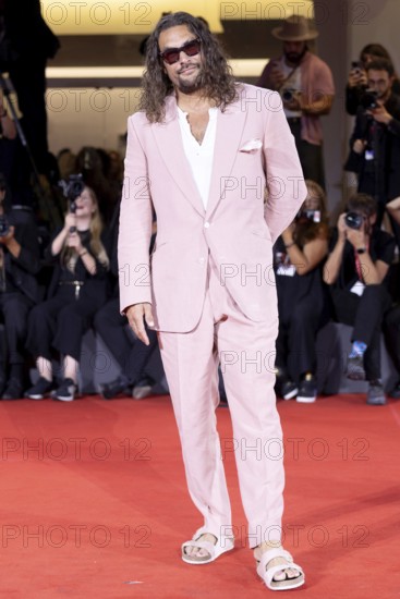Venice, Italy - 3 September 2025: Jason Momoa during the red carpet of - Cartier Glory To The Filmmaker Award 2025 and In the Hand of Dante - during the 82nd Venice International Film Festival