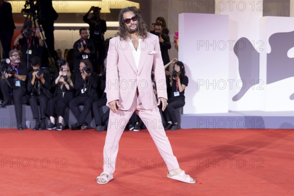 Venice, Italy - 3 September 2025: Jason Momoa during the red carpet of - Cartier Glory To The Filmmaker Award 2025 and In the Hand of Dante - during the 82nd Venice International Film Festival