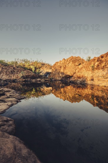 Sunrise Edith Falls in northern Australia, Australia