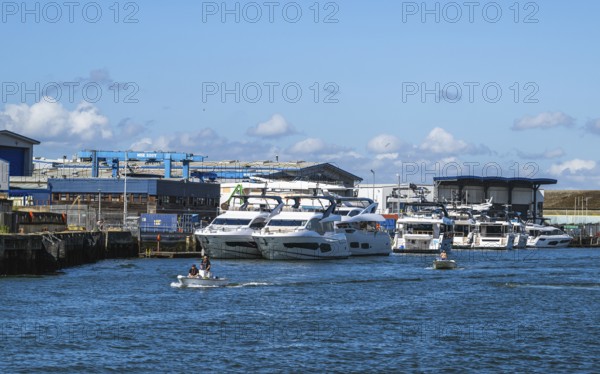 Port Docks in Poole, Dorset, England, United Kingdom
