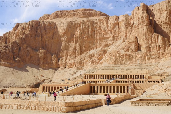 Temple of Hatshepsut, mortuary temple of Hatshepsut, Deir el-Bahari, Thebes, Luxor, Egypt