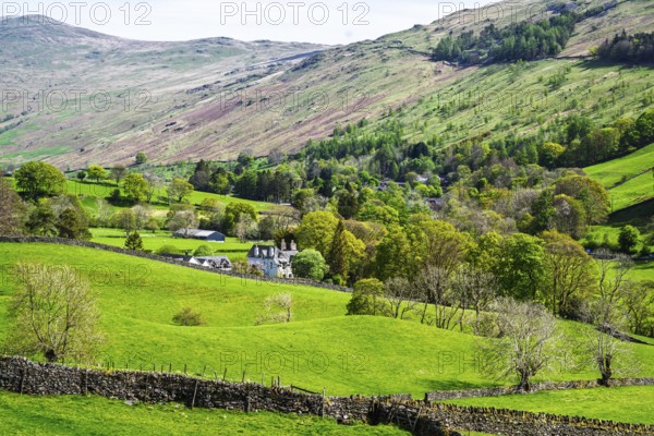 Farms in Lake District National Park, Cumbria, England, United Kingdom