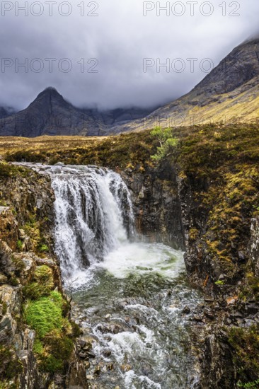 Fairy Pools and Waterfalls, Glen Brittle, Black Cuillin, Isle of Skye, Scotland, UK