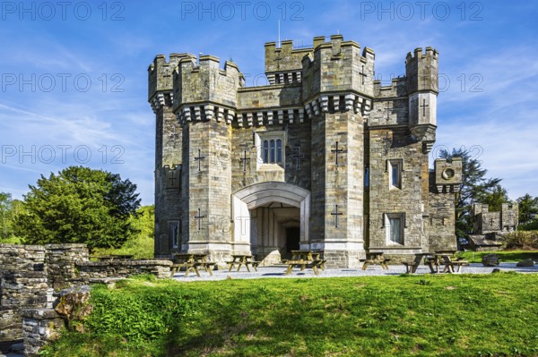 Wray Castle, Lake Windermere, Ambleside, Lake District, Cumbria, England, United Kingdom