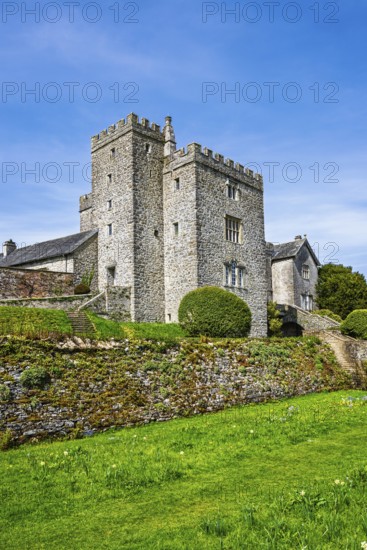 Sizergh Castle and gardens, Helsington, Cumbria, England, United Kingdom