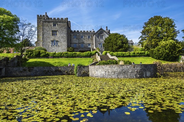 Sizergh Castle and gardens, Helsington, Cumbria, England, United Kingdom