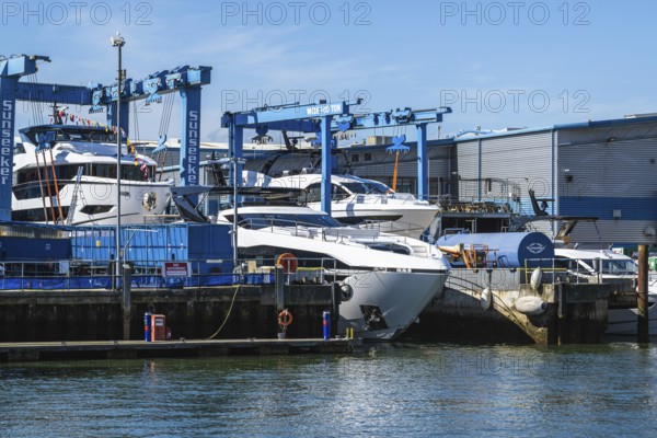 Port Docks in Poole, Dorset, England, United Kingdom